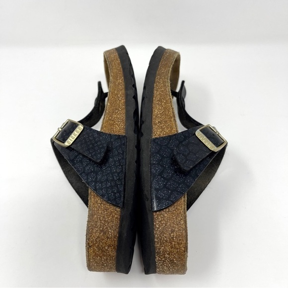 Birkenstock Gizeh Sandals Magic Snake Black - Picture 6 of 8